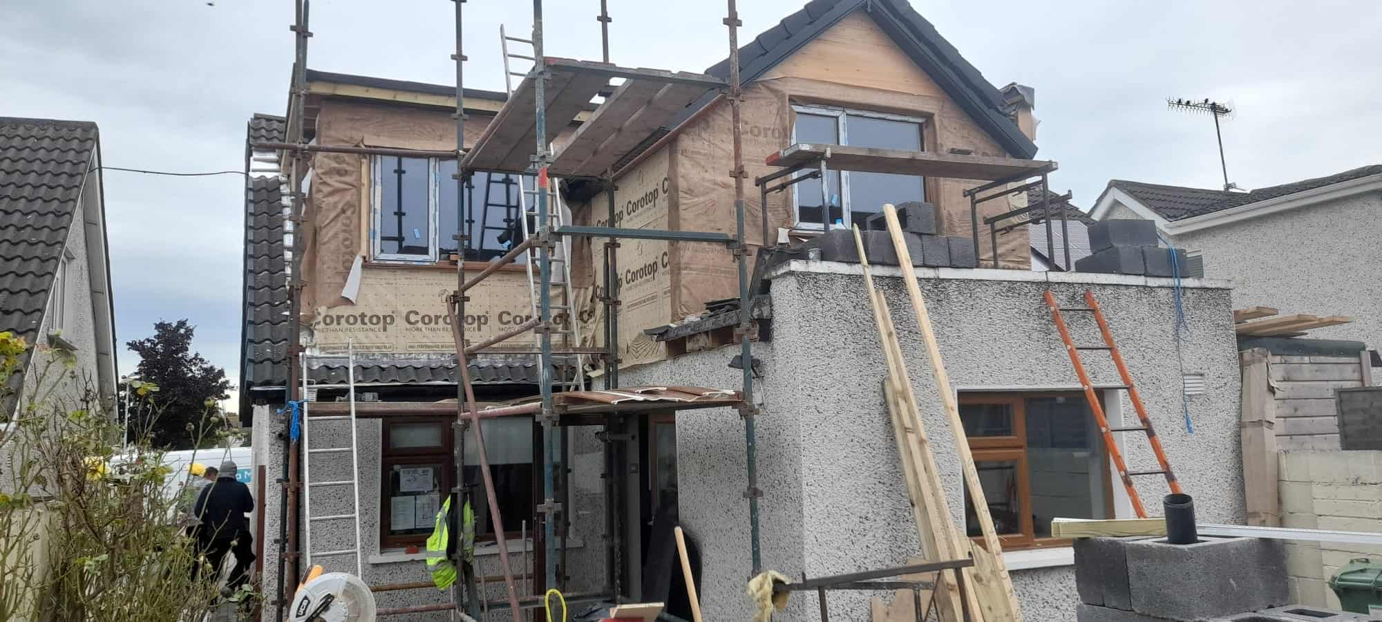The same job before Myra Manor Construction started work